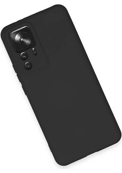 Xiaomi Mi 12T Pro Kılıf Lansman Nano Içi Kadife Silikon - Siyah