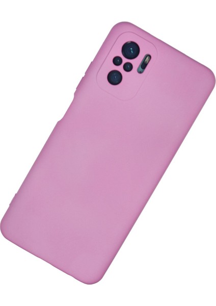 Xiaomi Poco M5S Kılıf Lansman Nano Içi Kadife Silikon - Pembe fiyatları