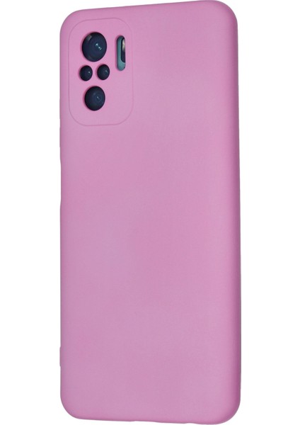 Xiaomi Poco M5S Kılıf Lansman Nano Içi Kadife Silikon - Pembe modelleri