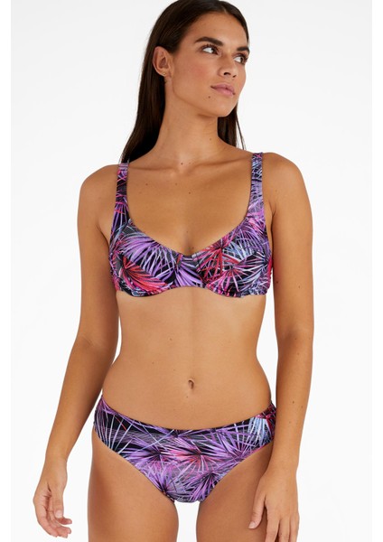 40628 Mor Toparlayıcı Bikini Takımı