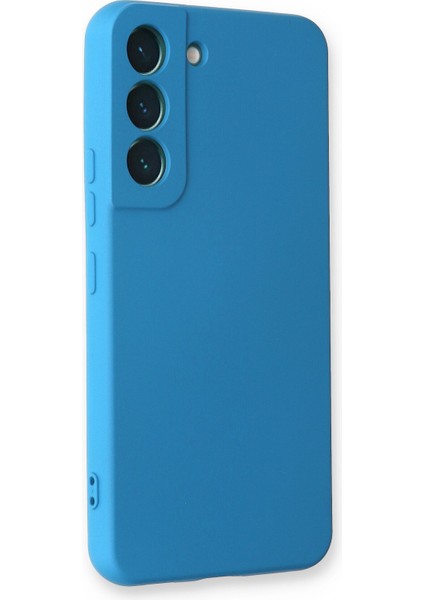 Samsung Galaxy S23 Plus Kılıf Lansman Nano Içi Kadife Silikon - Mavi fiyatları