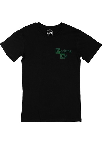 Breaking Bad Cep Logo Tasarımlı Siyah Tişört