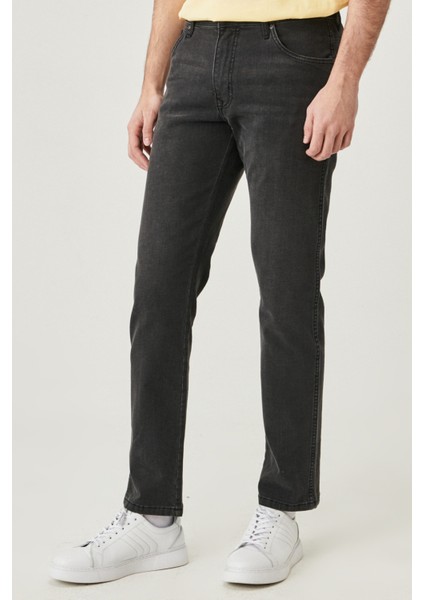 Texas Slim Fit Dar Kesim Normal Bel Mavi Esnek Jean Kot Pantolon