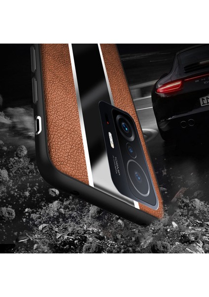 Xiaomi Mi 11T Pro Kılıf Zebana Premium Deri Kılıf Kahverengi fiyatları
