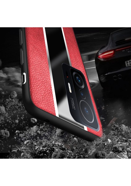 Xiaomi Mi 11T Pro Kılıf Zebana Premium Deri Kılıf Kırmızı fiyatları