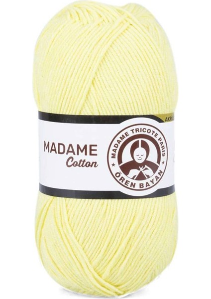 Madame Cotton El Örgü Ipi Sarı 006