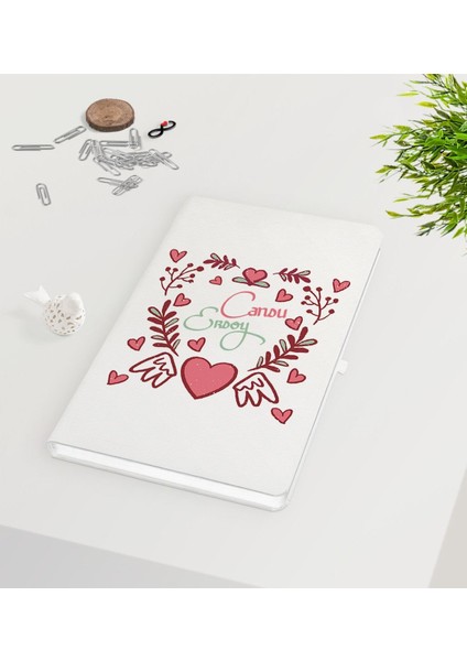 Kişiye Özel Sevgililer Günü Beyaz Defter-33