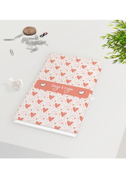 Kişiye Özel Sevgililer Günü Beyaz Defter-40