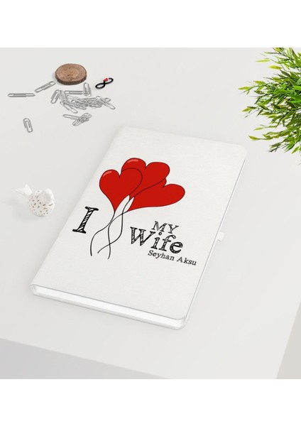 Kişiye Özel Sevgililer Günü Beyaz Defter-91