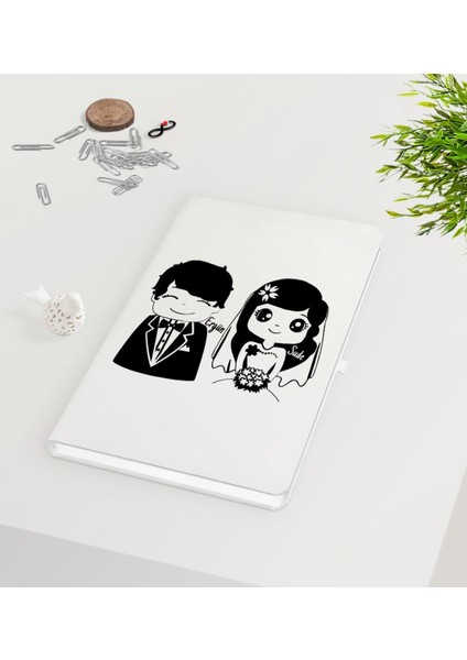 Kişiye Özel Sevgililer Günü Beyaz Defter-98