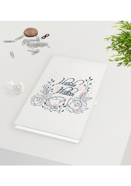 Kişiye Özel Sevgililer Günü Beyaz DEFTER-125
