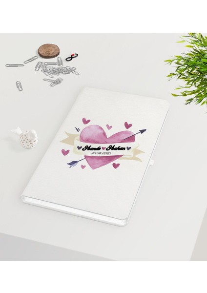 Kişiye Özel Sevgililer Günü Beyaz Defter-21