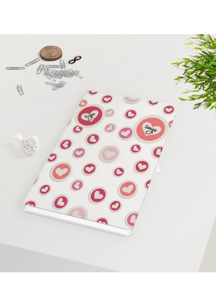 Kişiye Özel Sevgililer Günü Beyaz Defter-34