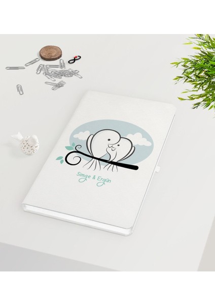 Kişiye Özel Sevgililer Günü Beyaz Defter-36