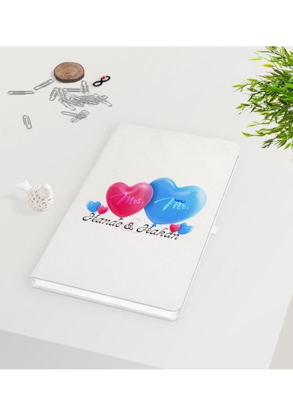 Kişiye Özel Sevgililer Günü Beyaz Defter-4