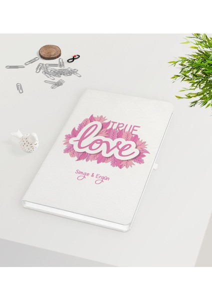 Kişiye Özel Sevgililer Günü Beyaz Defter-45