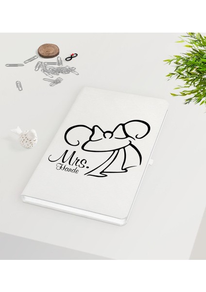 Kişiye Özel Sevgililer Günü Beyaz Defter-95