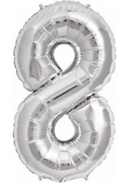 18 Yaş Gümüş Balon Seti