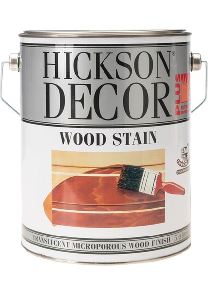 Hıckson Decor Ultra Plus Wood Dış Cephe Ahşap Boyası 15 Lt-Natural