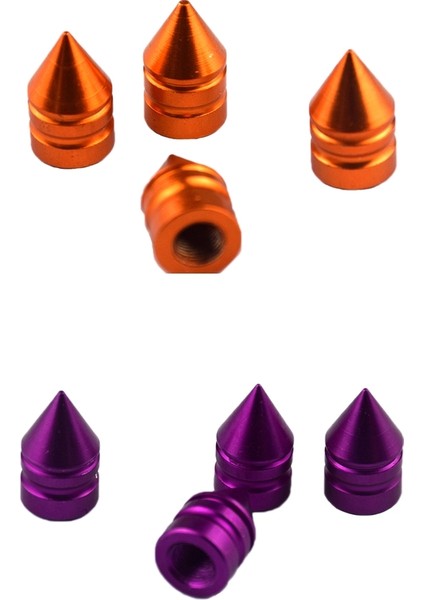 8x Araç Alüminyum Lastikjant Valfitekerlek Hava Portu Toz Kapağı Kök Kapakları Saplar (Yurt Dışından)