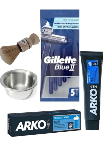 Gillette Blue 2 + Arko Krem