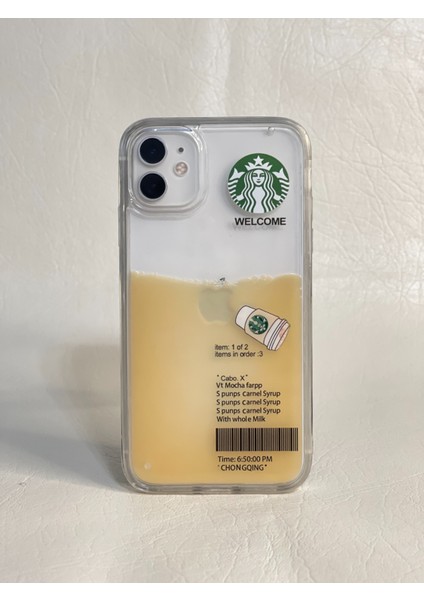 RCS Store iPhone 13 Starbucks Temalı Sulu Silikon Kılıf