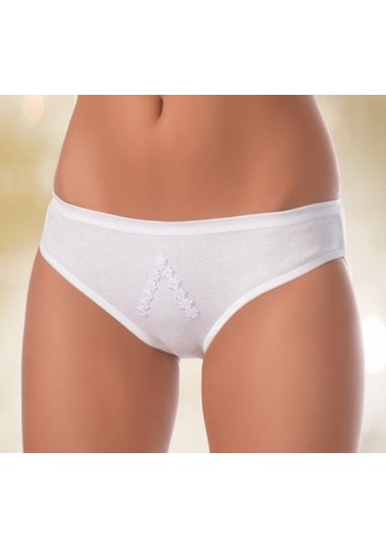 2058 Kadın Ribana Biyeli Bikini Külot 5 Li Paket