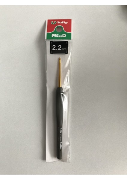 2.2 mm 14 cm Siyah Yumuşak Saplı Yün Tığ