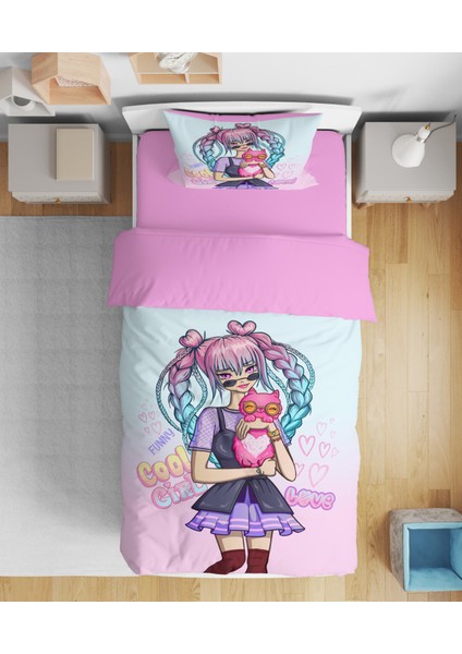 Erays Home Erayshome Anime 3d Tek Kişilik Nevresim Takımı