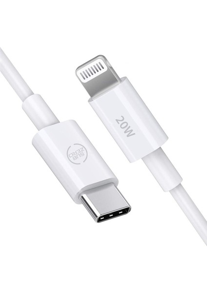 Apple iPhone 8 / 8 Plus Hızlı Şarj Kablosu Type-C - Ligtning Pd 20W 2 Metre