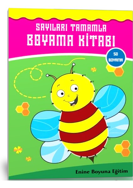 Sayıları Tamamla Boyama Kitabı (Ciltli)