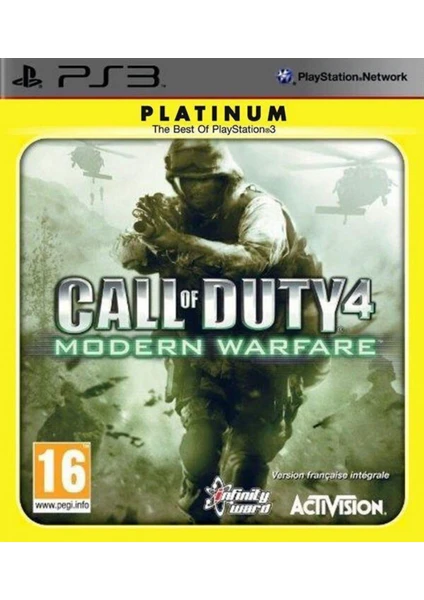 Call Of Duty 4 Modern Warfare Platinum Ps3 Oyun