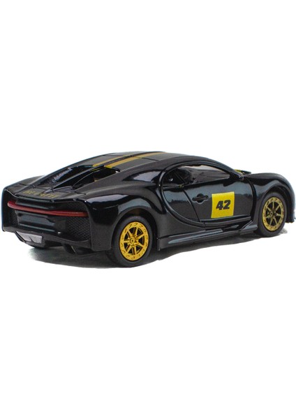 Oyuncak Araba Metal Bugatti Çek Bırak 12 cm Siyah fiyatları