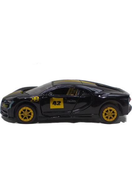 Oyuncak Araba Metal Bugatti Çek Bırak 12 cm Siyah modelleri