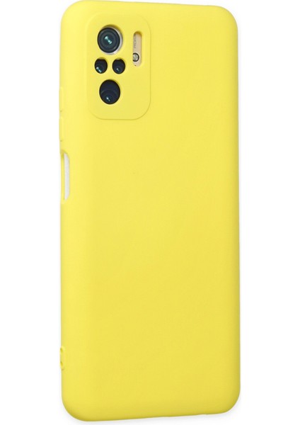 Xiaomi Poco M5S Kılıf Lansman Nano Içi Kadife Silikon - Sarı fiyatları