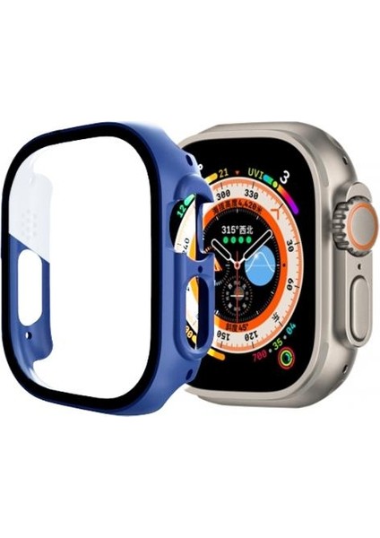 49MM Apple Watch Ultra Full Koruma Zırhlı Kılıf, Ekran Koruyuculu Apple Watch Ultra Kılıf