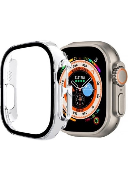 49MM Apple Watch Ultra Full Koruma Zırhlı Kılıf, Ekran Koruyuculu Apple Watch Ultra Kılıf