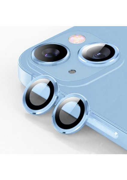 0.4mm Metal iPhone 14-14 Plus Kamera Lens Koruyucu, 9h 5 Katmanlı Çizilmez Kamera Koruyucu