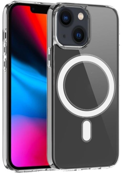 iPhone 14 Plus 6.7inç Sert Silikon Kılıf, Darbe Emici, Kamera Koruyucu Magsafe Uyumlu Kılıf