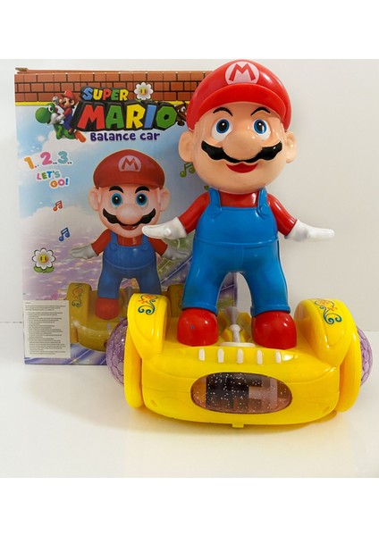 Super Marıo Işıklı Müzikli Dans Eden Sevimli Oyuncak Karakter