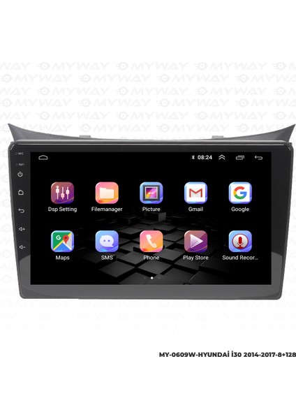 Hyundai I30 Android Multimedya 4gb Ram Carplay Navigasyon Ekran - Myway