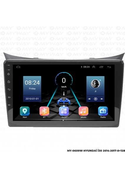 Hyundai I30 Android Multimedya 4gb Ram Carplay Navigasyon Ekran - Myway