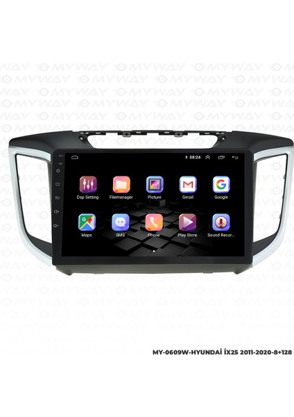 Hyundai İX25 Android Multimedya 4gb Ram Carplay Navigasyon Ekran - Myway
