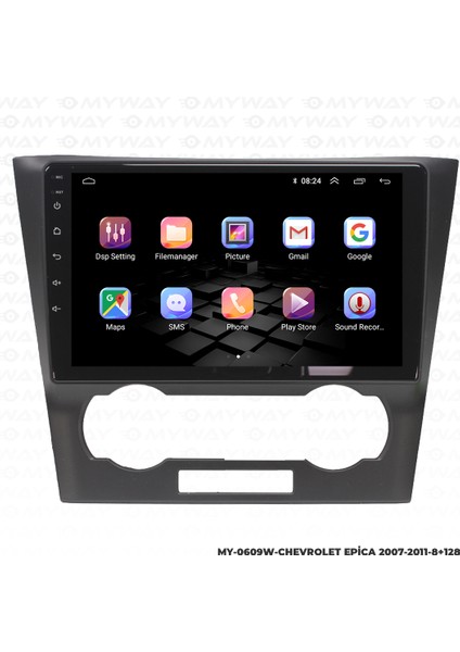 Chevrolet Epica Android Multimedya 4gb Ram Carplay Navigasyon Ekran - Myway