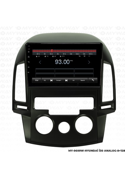 Hyundai I30 Android Multimedya 4gb Ram Carplay Navigasyon Ekran - Myway