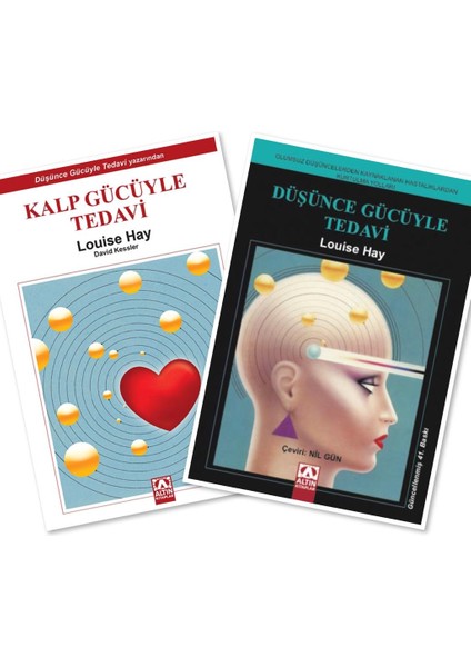 Düşünce Gücüyle Tedavi - Kalp Gücüyle Tedavi - 2 Kitap - Louise L. Hay + Caprice B112 Kalem