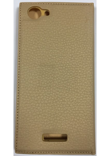 Casper Via V6X Gizli Mıknatıslı Pencereli Lüx Kılıf Gold