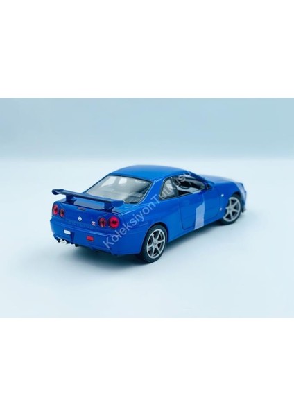 1/24 Nissan Skyline Gtr R34 Model Araba Mavi fiyatları