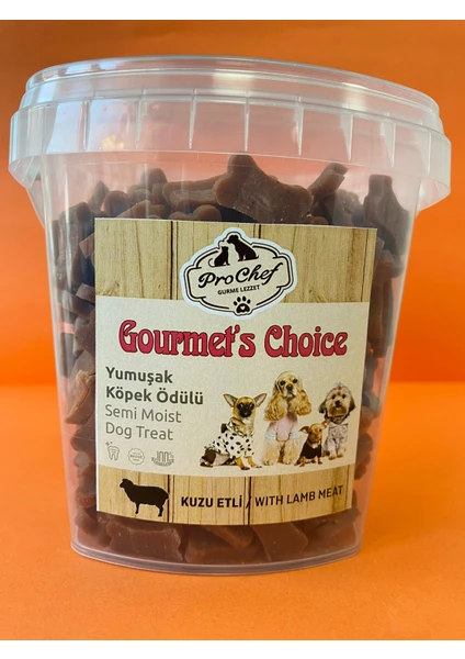 400 gr Kuzu Etli Gourmet's Choice Köpeklerin Eğitimi Için Yarı Yumuşak Köpek Ödül Maması 400GR-KUZU-GOURMETS-CHOICE-YUMUŞAK