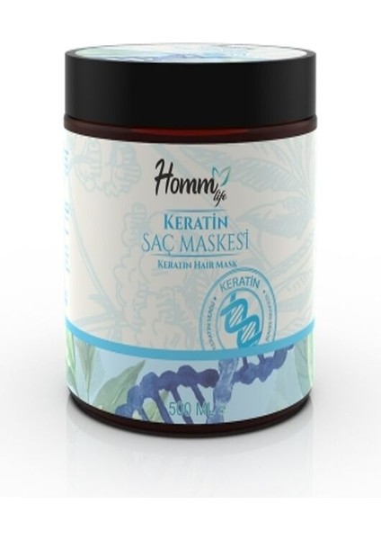 Homm Bitkisel Keratin Saç Maskesi 500 ml